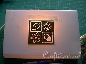 Embossing with the Light Box 