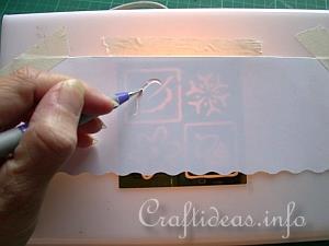 Embossing with the Light Box 5