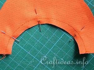 Fabric Pumpkin Sewing Tutorial 2