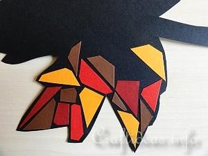 Fall Craft for Kids - Paper Mosaic Leaves Tutorial 5