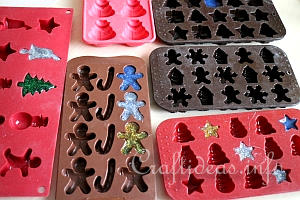 Fill Candy Molds With Hot Glue