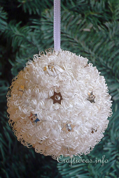 Fringed Tree Ornament