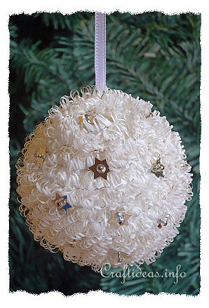 Fringed Tree Ornament 