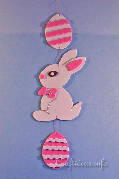 Fun Foam Easter Bunny Mobile