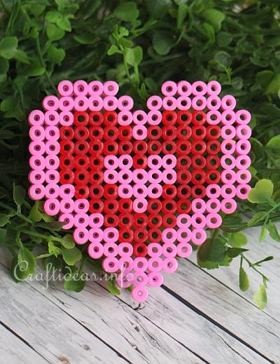 Fuse Bead Valentine Heart