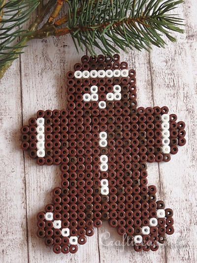 Fused Beads Gingerbread Man 1