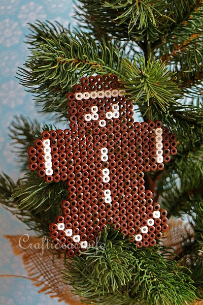 Fused Beads Gingerbread Man 2