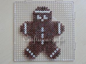Gingerbread Man on Peg Board
