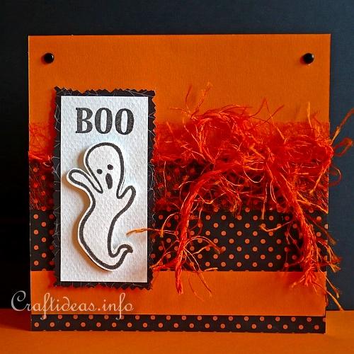 Halloween Card - Boo Ghost
