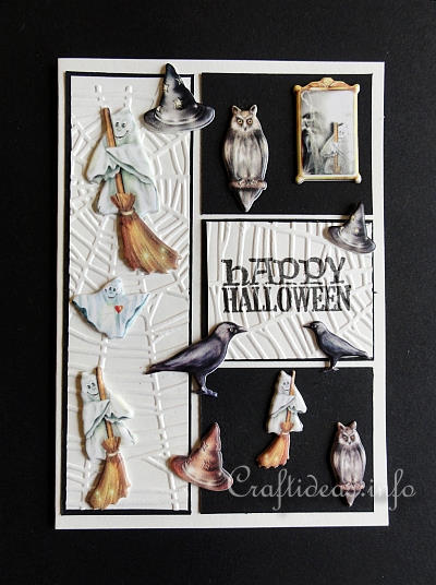 Halloween Card With Puffy Motifs 1