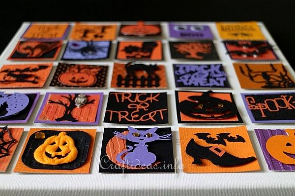 Halloween Inchies on Splined Stretched Canvas 3