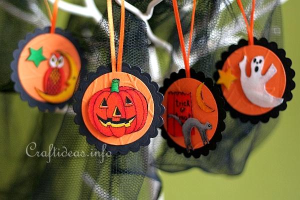 Halloween Paper Ornaments Set 2