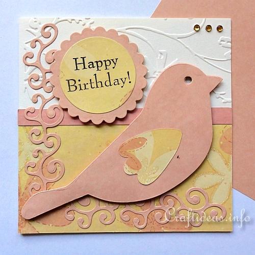 Happy Birthday Bird Card