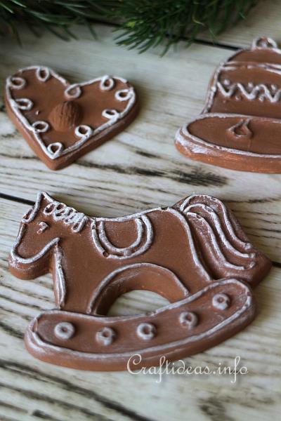Horse Christmas Cookie Ornament