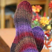 Knitting Socks - Lana Grossa Sock Yarn Solo Colore