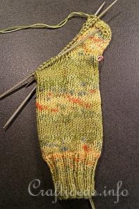 Knitting Tutorial - Knitting Socks 19b