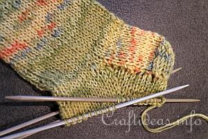 Knitting Tutorial - Knitting Socks 20