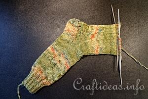 Knitting Tutorial - Knitting Socks 21