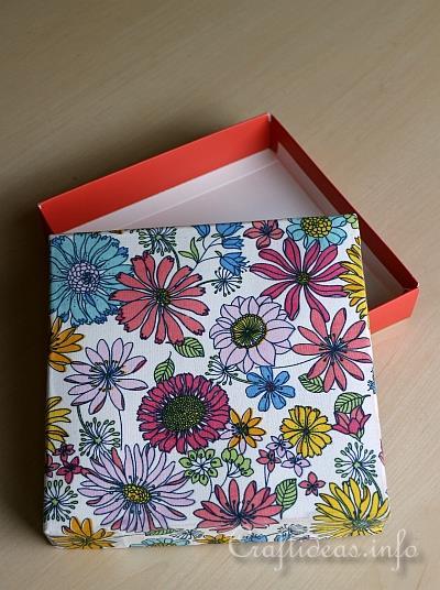 Make Fabric Covered Boxes 2