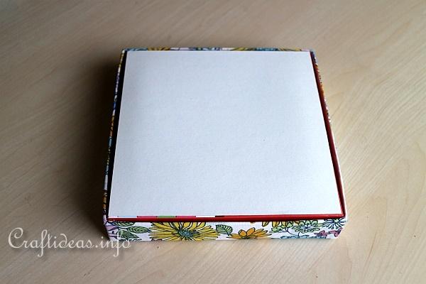 Make Fabric Covered Boxes 4