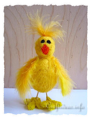 Needle Felted Easter Chick 