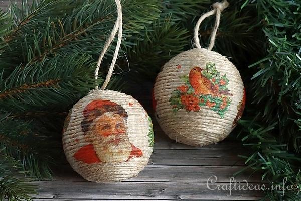 Nostalgic Old Fashioned Christmas Ornaments