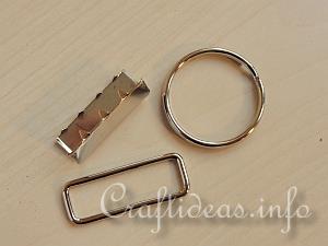 Nylon Belt Key Rings - Key Ring Parts