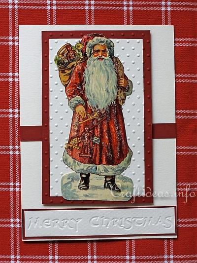 Old World Santa Christmas Card