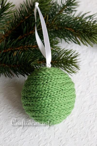 Ornament with Self Made Green Cord