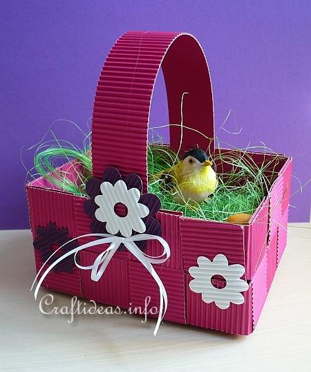 Paper Craft - Woven Easter Basket