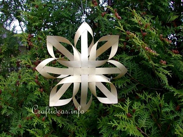Paper Craft for Christmas - Gold Finnish Star