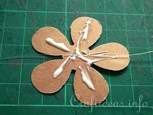 Paper Craft for Spring - Scrapbook Paper Flower Garland - Example