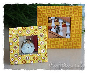 Paper Craft for Summer - Origami Picture Frame Craft for Kids 