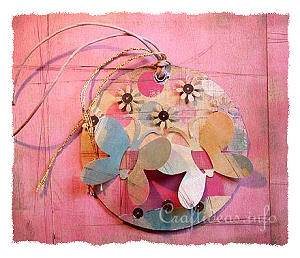 Paper Crafts - Tags - Round Butterflies Tag 
