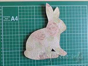 Paper Easter Bunny Plant Stick Tutorial 2