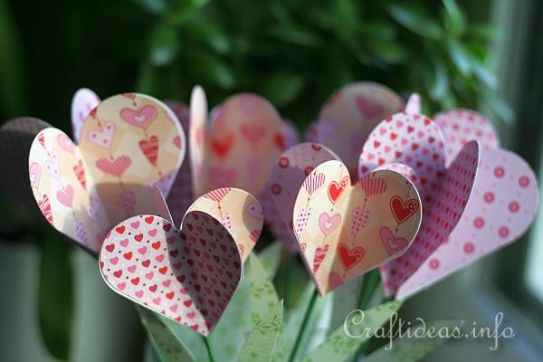 Paper Hearts Bouquet 2