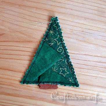 Patchwork Christmas Tree Ornament