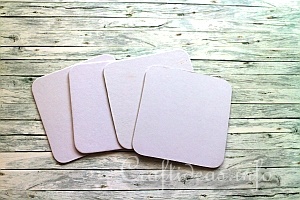 Plain Cardboard Coasters