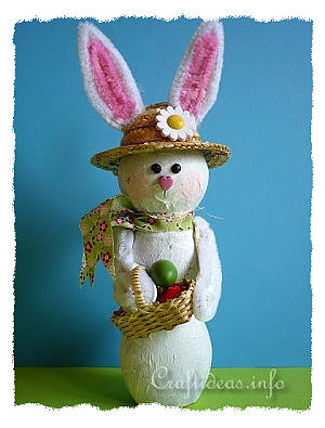 Recycling Craft - Bottle Easter Bunny 