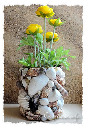 Recycling Craft - Seashell Can