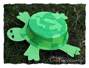Recycling Craft for Kids - Turtle