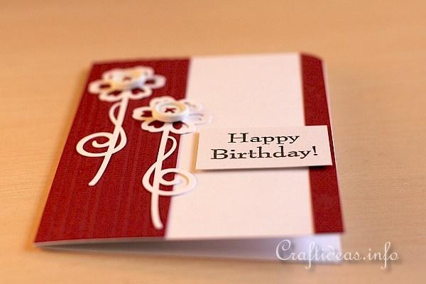Red and White Birthday Card 2