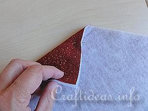 Red and White Christmas Bag Tutorial 1
