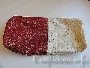 Red and White Christmas Bag Tutorial 13