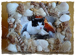 Seashell Craft - Seashell Picture Frame 