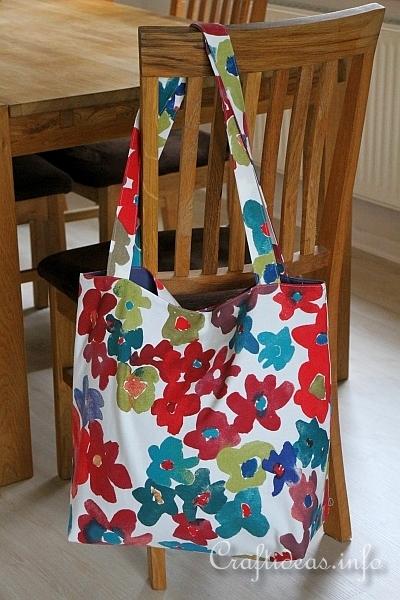 Sewing Project - Easy Lined Fabric Tote