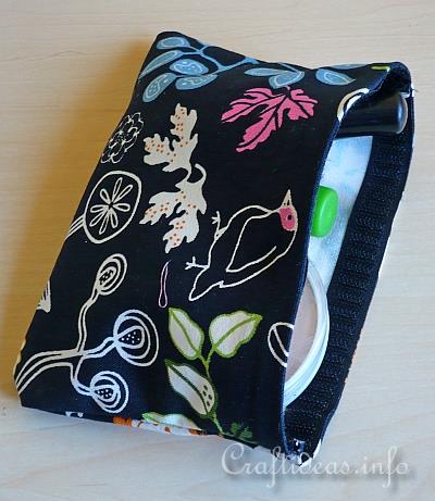 Small Fabric Cosmetic Pouch