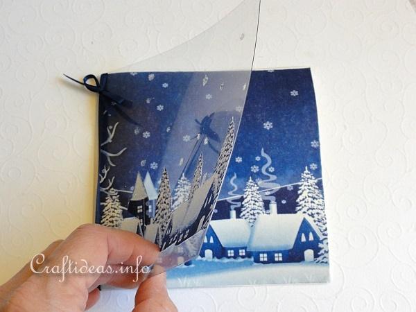 Snowy Village Card 2