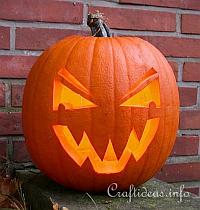 Spooky Halloween Jack o' Lantern