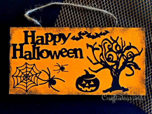 Spooky Halloween Sign 1